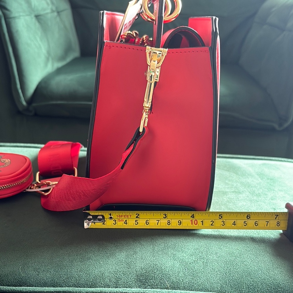 *RARE* Steve Madden Red Bevelyn Purse Lunar New Year Year of the Snake - Picture 15 of 15